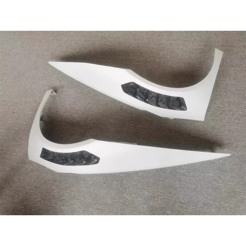 V Style Forged Carbon Fiber Front Fender for Huracan Lp580 Lp610 Leaf Plate Retrofit Body Kit Luxury Car Accessories